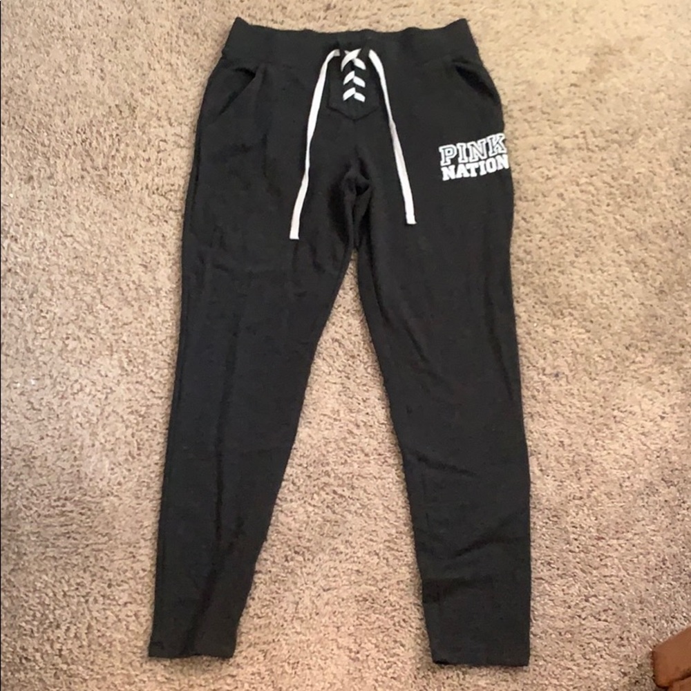 PINK Nation Campus Laceup Leggings